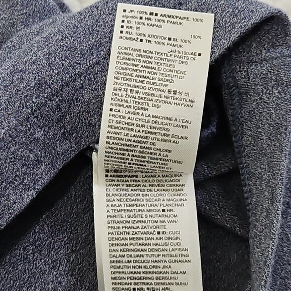 Banana Republic Men's Luxury Touch Long Sleeve Polo Sz M Silver Gray RT $90 EUC - Picture 7 of 15